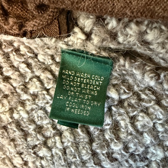 Lauren Ralph Lauren Marbled Tweed Looking Knit Cardigan Sweater XS - Picture 8 of 8